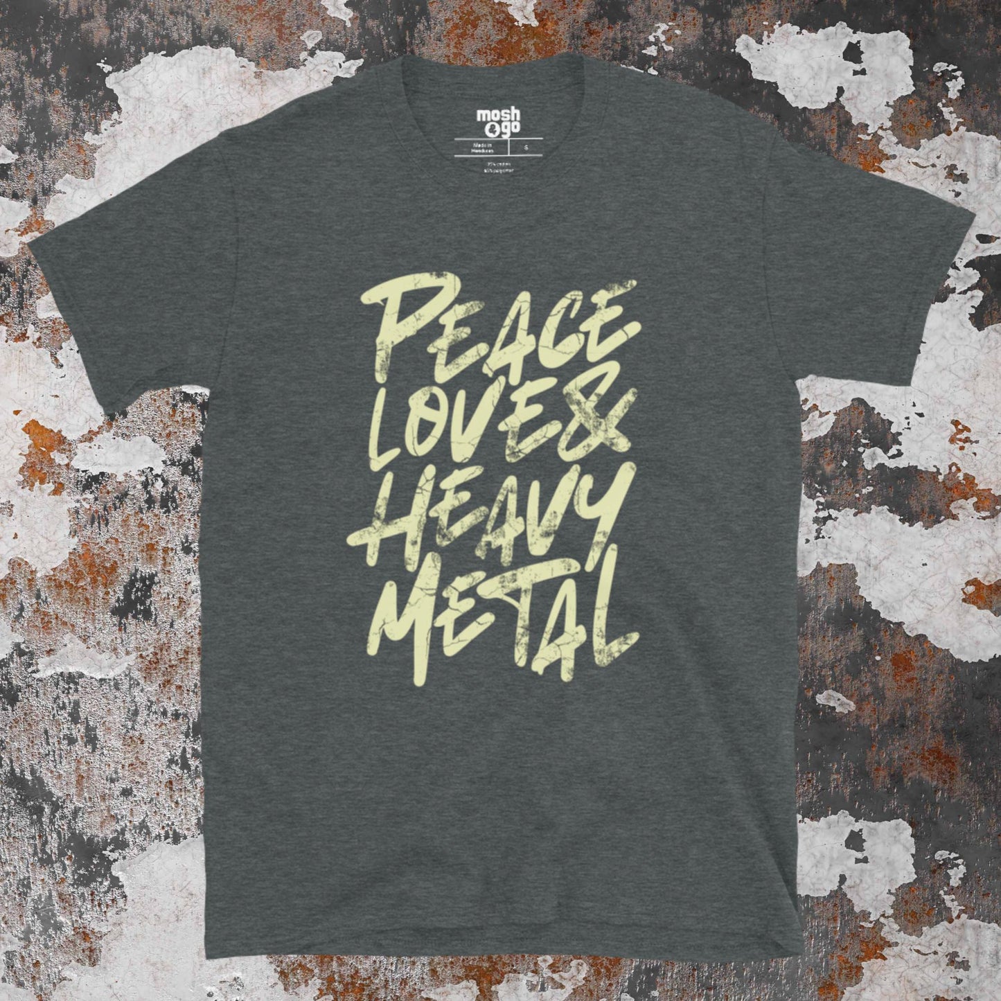 PEACE LOVE HEAVY METAL T-Shirt