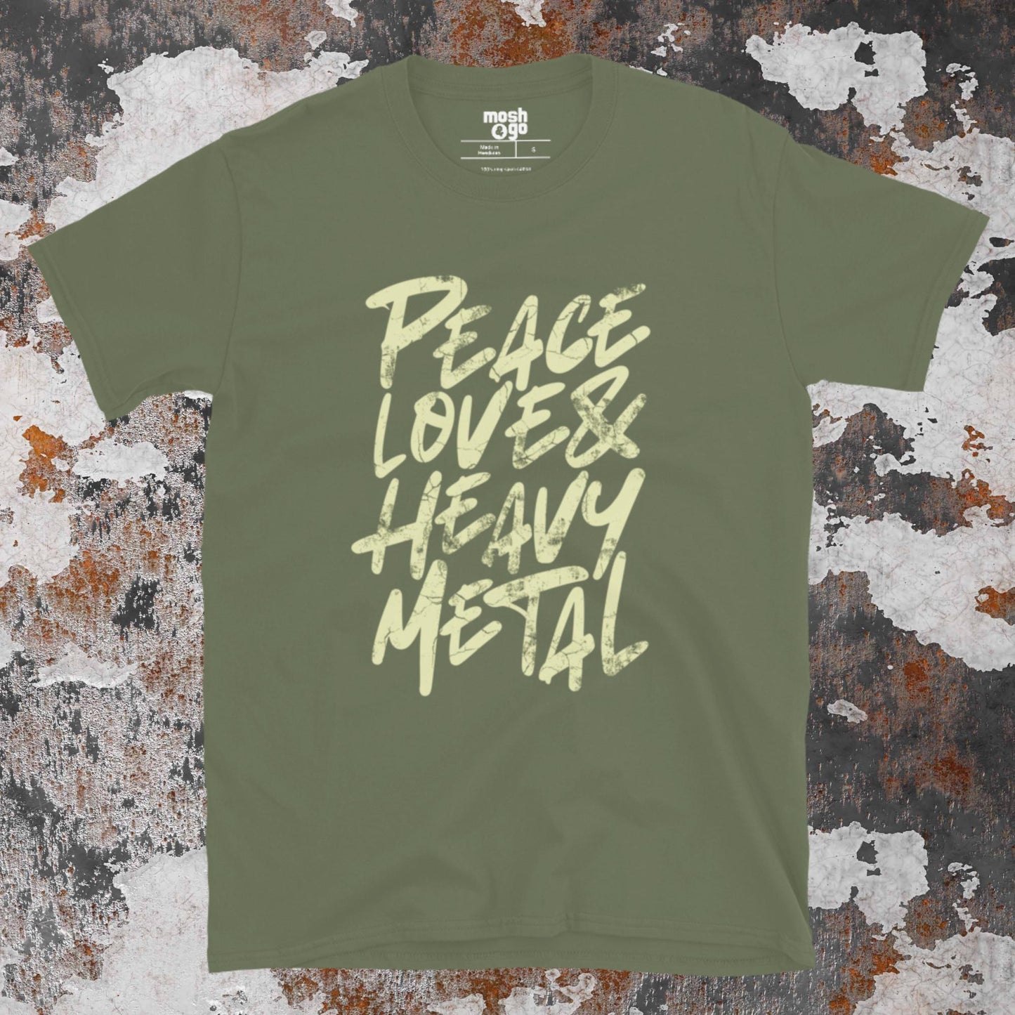 PEACE LOVE HEAVY METAL T-Shirt